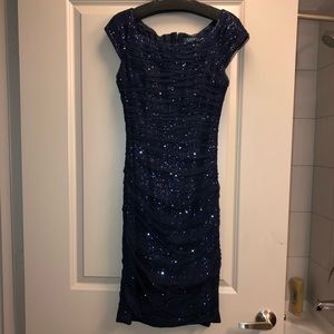Ralph Lauren Evening cap sleeve dress